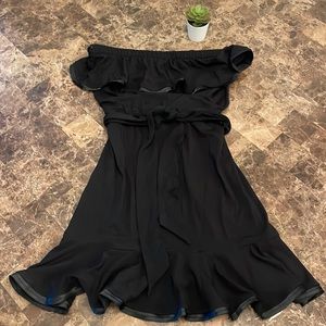 White House Black Market strapless dress